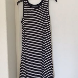 Hilary Radley Striped Tank Dress Large